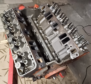 350, 4-bolt main with .040" overbore