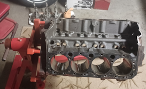 350, 4-bolt main with .040" overbore